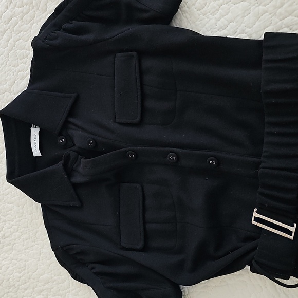 Calvin Klein Collared Midi Belted Shirtdress - Picture 11 of 11